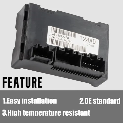 Vista 5 de Módulo de Control de Caja de Transferencia BLCYANUE Compatible con Jeep Grand Cherokee, Reemplazo para Dodge Durango 2016 2017 2018 68250124AD