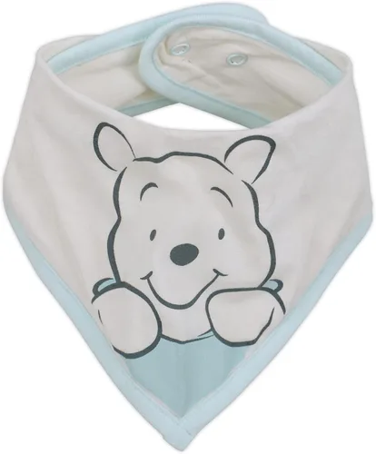 Vista 9 de Disney Winnie The Pooh - Conjunto de body para niño, pantalón deportivo y babero para recién nacidos, azulblanco