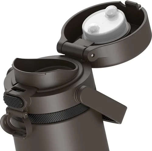 Vista 3 de THERMOS ALTA SERIES - Botella de bebida directa de acero inoxidable, 16 onzas, color negro espresso
