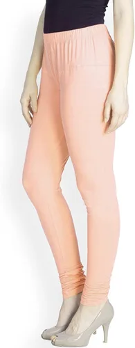 Vista 30 de ladyline Leggings Churidar elásticos de algodón para mujer Extra largos de longitud completa de cintura alta Talla regular y grande Pantalones