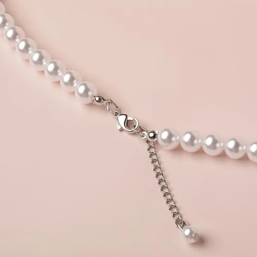 Vista 6 de Collar de perlas de imitación collar de perlas de boda para mujer