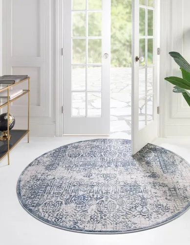 Vista 17 de Unique Loom Aberdeen Collection - Alfombra de área Stanhope (2' 7" x 6' 1" camino, gris/beige)