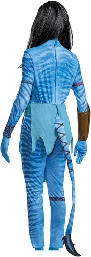 Vista 2 de Disfraz de Neytiri Deluxe Avatar para adultos, Azul