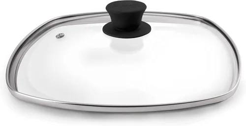 Vista 25 de Cuisinel Tapa de cristal – 6 pulgadas – Compatible con Lodge – Funda de repuesto templada totalmente montada – Apto para horno para sartenes – Para