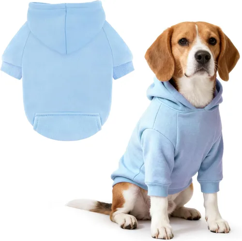 Vista 11 de Idepet Sudaderas con capucha para mascotas perros, ropa para perros pequeños, chaleco para chihuahua, abrigo cálido, chaqueta de otoño, conjuntos