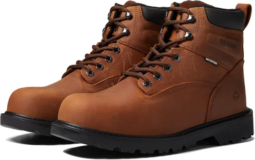 Vista 9 de Wolverine Botas de trabajo impermeables Floorhand de 6 pulgadas con punta de acero para hombre