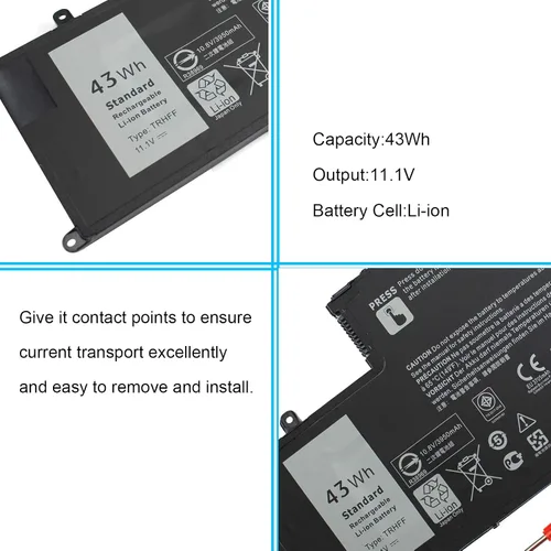 Vista 2 de TRHFF 01V2F 1V2F6 - Batería para Dell Inspiron 15 5000 Series 15-5547 5547 N5547 5548 5545 5542 5447 N5447 5445 5448 i5547-3750sL V Latitud 3 450