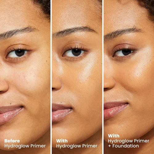 Vista 5 de JOAH Super Sidekick Hydroglow - Base de maquillaje con ácido hialurónico para un acabado brillante y húmedo, hidratante de larga duración e