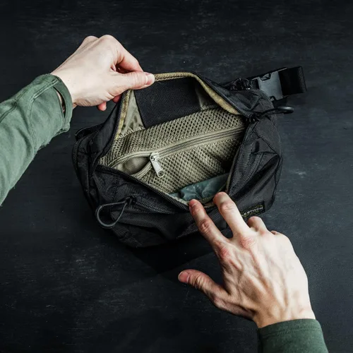 Vista 7 de Eberlestock Bando Bag - Tactical Men's Fanny Pack w/Adjustable Waist Belt, Zippered Pockets, Compact Lightweight Belt Bag
