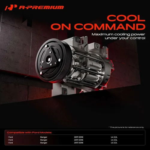 Vista 2 de Compresor de CA A-Premium compatible con Ford Ranger 2017-2018