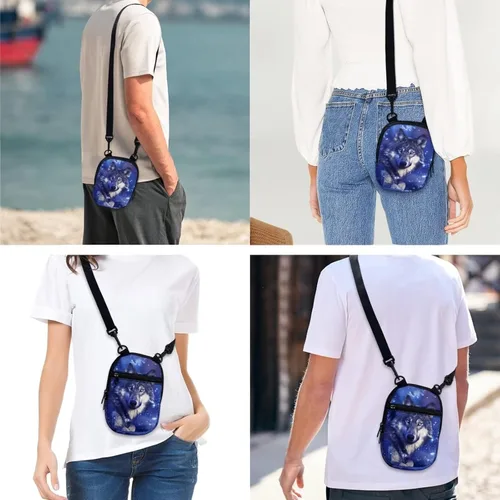 Vista 4 de Mumeson - Mini bolso cruzado casual para adolescentes y niñas, bolso de hombro