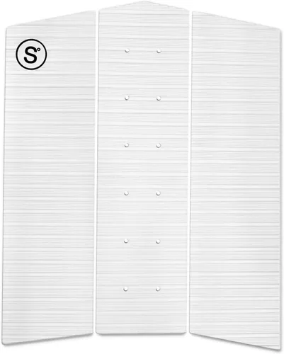 Vista 7 de SYMPL Almohadilla de tracción para tabla de surf, almohadilla de 3 piezas para surf, skimboarding, agarre máximo, adhesivo 3M, compatible con tablas
