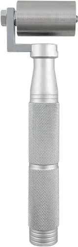 Vista 4 de QWORK 1.5 "acero inoxidable Home Wallpaper Seam Roller Herramienta de construcción de papel de pared Herramienta de pintura de rodillo plano
