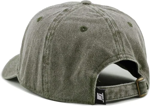 Vista 3 de The Hat Depot 100 Cotton Pigment Dyed Low Profile Dad Hat Six Panel Cap
