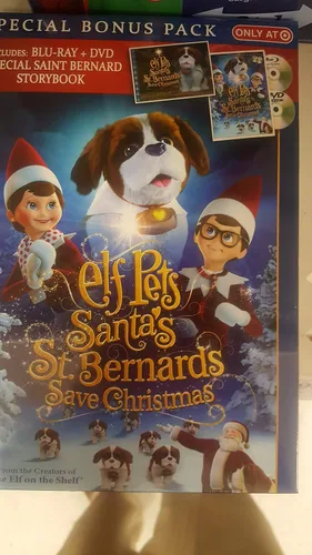 Vista 2 de Elf Pets Santa's st. Bernards Saved Christmas Combo (Blu-ray)