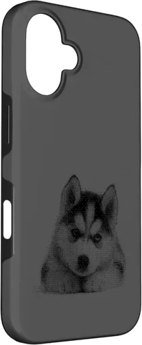 Vista 3 de Chic Husky Puppy for Dog Mom and Paw Parents Case for iPhone 16