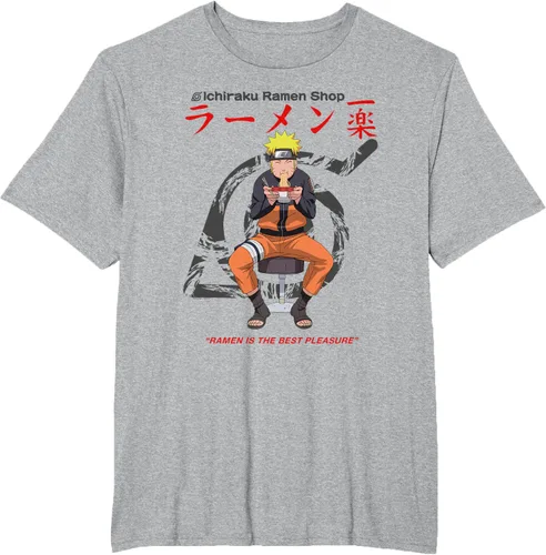 Vista 19 de Naruto Camiseta de anime Shippuden Ichiraku Ramen Shop Naruto Blanco
