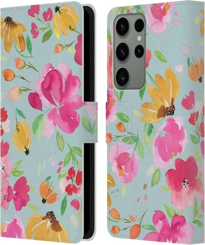 Vista 273 de Head Case Designs Officially Licensed Ninola Butterfly Nature Spring Floral Leather Wallet Case Compatible with Samsung Galaxy A07 4G
