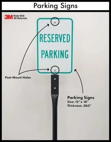 Vista 5 de SmartSign Letrero MUTCD "One Way" con flecha izquierda Aluminio de 12 x 36 pulgadas