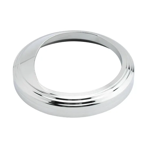 Vista 3 de Dreamseek Velocímetro de 5 pulgadas, anillo de ajuste cromado, bisel de calibre de velocidad con cubierta de visera compatible con Harley Touring