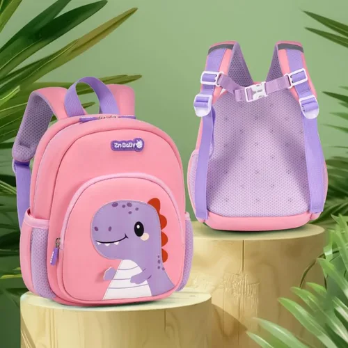 Vista 6 de Padgene Mochilas Anti Pérdida para Niños Pequeños Mochilas de Preescolar Impermeables Mochila Escolar de Animales 3D Dibujos Animados Correa