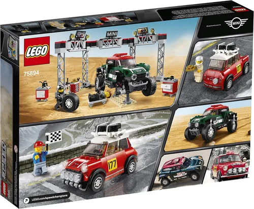 Vista 6 de LEGO Speed Champions 1967 Mini Cooper S Rally y 2018 MINI John Cooper Works Buggy 75894 Kit de construcción (481 piezas)