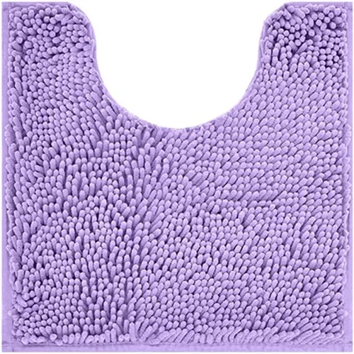 Vista 13 de Reyox Tapete de baño de felpilla, tapetes para inodoro en forma de U, tapete de baño de felpa suave, absorbente y peludo, tapete de contorno