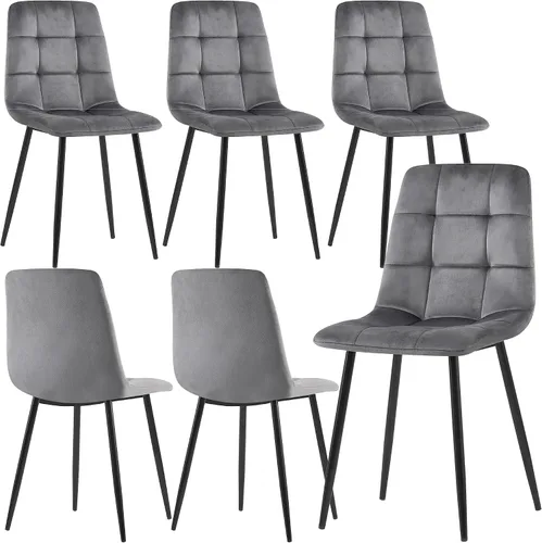 Vista 35 de Homedot Juego de mesa de comedor para 2, mesa de cocina de 3 piezas, juego de sillas de comedor redondas y negras para espacios pequeños, juego