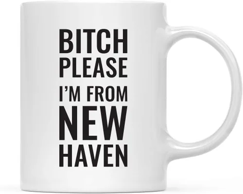 Vista 29 de Andaz Press Taza de café de 11 onzas, regalo de broma, Bitch Please I'm from Alabama, paquete de 1, incluye caja de regalo, divertidas ideas
