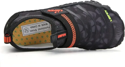 Vista 3 de UBFEN - Zapatos para el agua para niños y niñas, acuáticos y livianos, de secado rápido para ir a la playa, practicar deportes y natación, es como