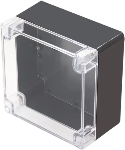 Vista 26 de Caja de proyecto IP65 Caja de conexiones impermeable ABS cajas eléctricas negras para bricolaje, Estuche electrónico para proyectos de energía, Caja