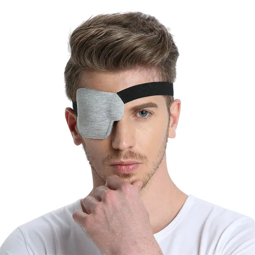 Vista 6 de Parche para ojos 3D - Gris (ojo izquierdo)