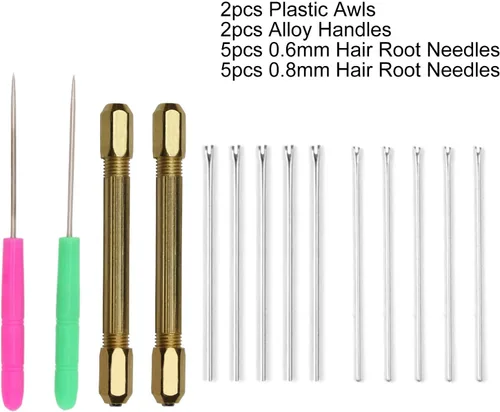 Vista 6 de 10 Herramienta de enraizamiento de pelo de muñeca, herramienta de peluca de pelo de muñeca, soporte de metal resistente herramienta de fabricación