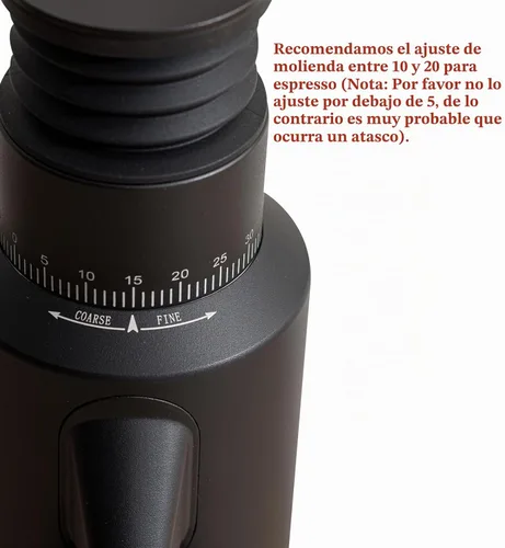 Vista 2 de beanglass T64 Molinillo de Café de Dosis Única, Molinillo Eléctrico de Espresso de Burrs Planos de 64mm (Negro)