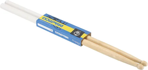 Vista 10 de PATIKIL Baquetas de madera de arce con mango antideslizante, agarre para tambor, 7A, negro, 1 par para percusión de instrumentos musicales