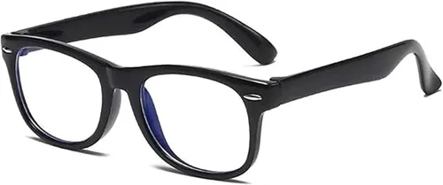 Vista 9 de Lentes rectangulares digitales con bloqueo de luz azul para niños y niñas de 5 a 12 años