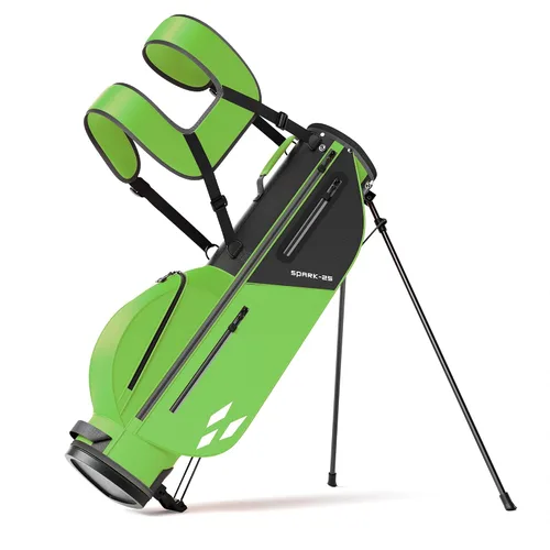 Vista 15 de Bolsa de Golf con Soporte Junior - Bolsa de Golf Juvenil para Edades 6-14, Bolsa de Golf con Soporte Ligera para Niños