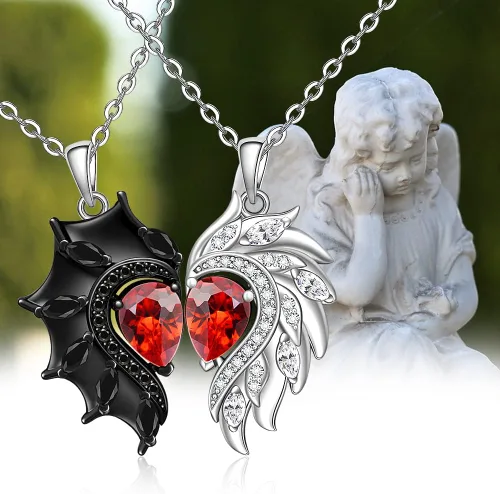 Vista 7 de Collar Yin Yang con árbol de la vida a juego para parejas, gato, sol y luna, colgante de Yin Yang, árbol genealógico, regalos de YinYang