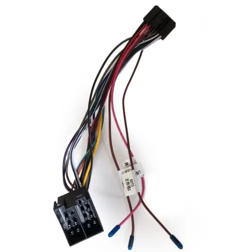 Vista 7 de Hikity Arnés de cableado de 16 pines Adaptador ISO para radio de coche Android Universal ISO Estándar Conector de radio hembra con cables de control