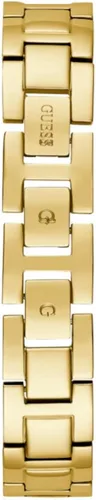 Vista 5 de GUESS US - Reloj analógico de diamante y perla dorado para mujer