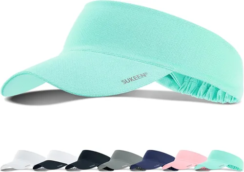 Vista 9 de Sukeen Visera solar elástica refrescante para mujeres y hombres con Negro
