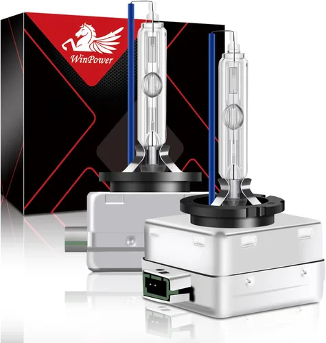 Vista 8 de WinPower Bombillas de repuesto para faros delanteros HID Xenón D1S de 35 W, 6000 K, paquete de 2