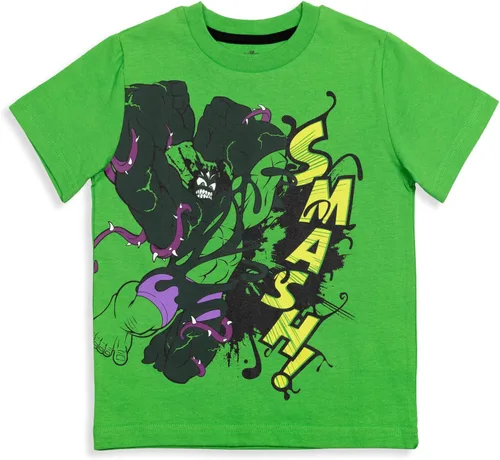 Vista 3 de Marvel Paquete de 3 camisetas de Spider-Man de los Vengadores X-Men para niños pequeños y grandes
