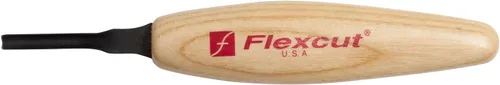 Vista 4 de FLEXCUT U-Gouge, cuchilla afilada micro del corte del alto carbono de la maquinilla de afeitar