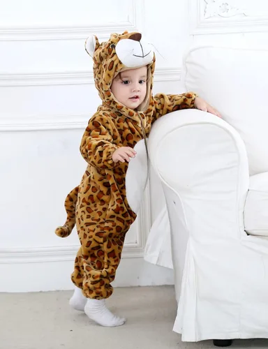 Vista 2 de BJWEO - Lindo disfraz para bebé, niñas y niños pequeños y recién nacidos, disfraz de Navidad, Halloween, enterizo de invierno, piyamas de cosplay