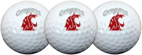 Vista 2 de Juego de 3 pelotas de golf universitarias