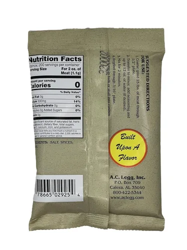 Vista 2 de A.C. Legg Old Plantation Seasonings - Blend 29 - Condimento de salchicha de cerdo - 8 onzas
