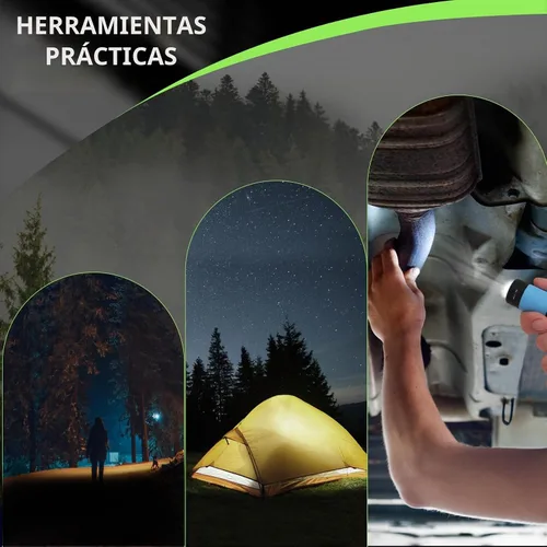 Vista 5 de UCEC Mini llavero linterna, linterna de viaje USB antorcha