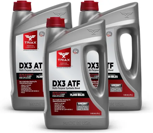 Vista 9 de TRIAX DX3 ATF - Compatible con la mayoría de aplicaciones GM Dexron III y Ford Mercon - Líquido para transmisión automática multiuso, optimizado
