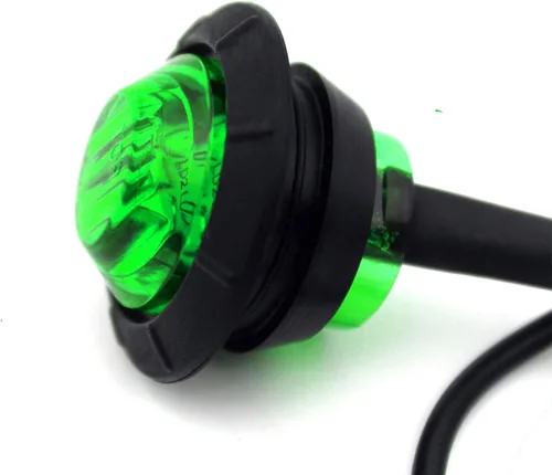 Vista 4 de Luces LED para barco marino impermeables (5 rojas + 5 verdes), luces de cortesía submarinas y de cubierta, 12V para yate, barco, pesca, pontón